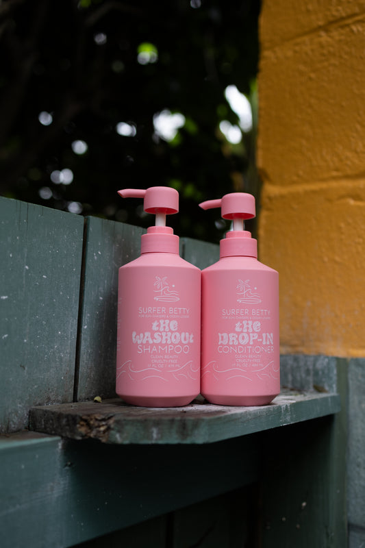 Surfer Betty Hydrating Shampoo & Conditioner Set for Sun & Salt Damaged Hair