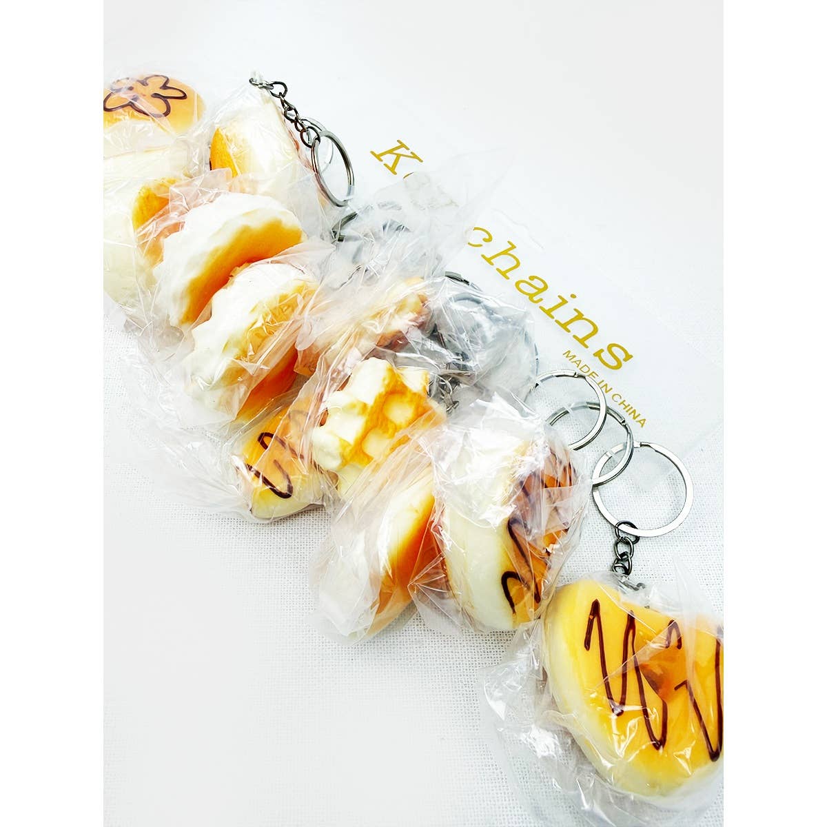 Addicting Slow Rising Bread Squishy Keychains