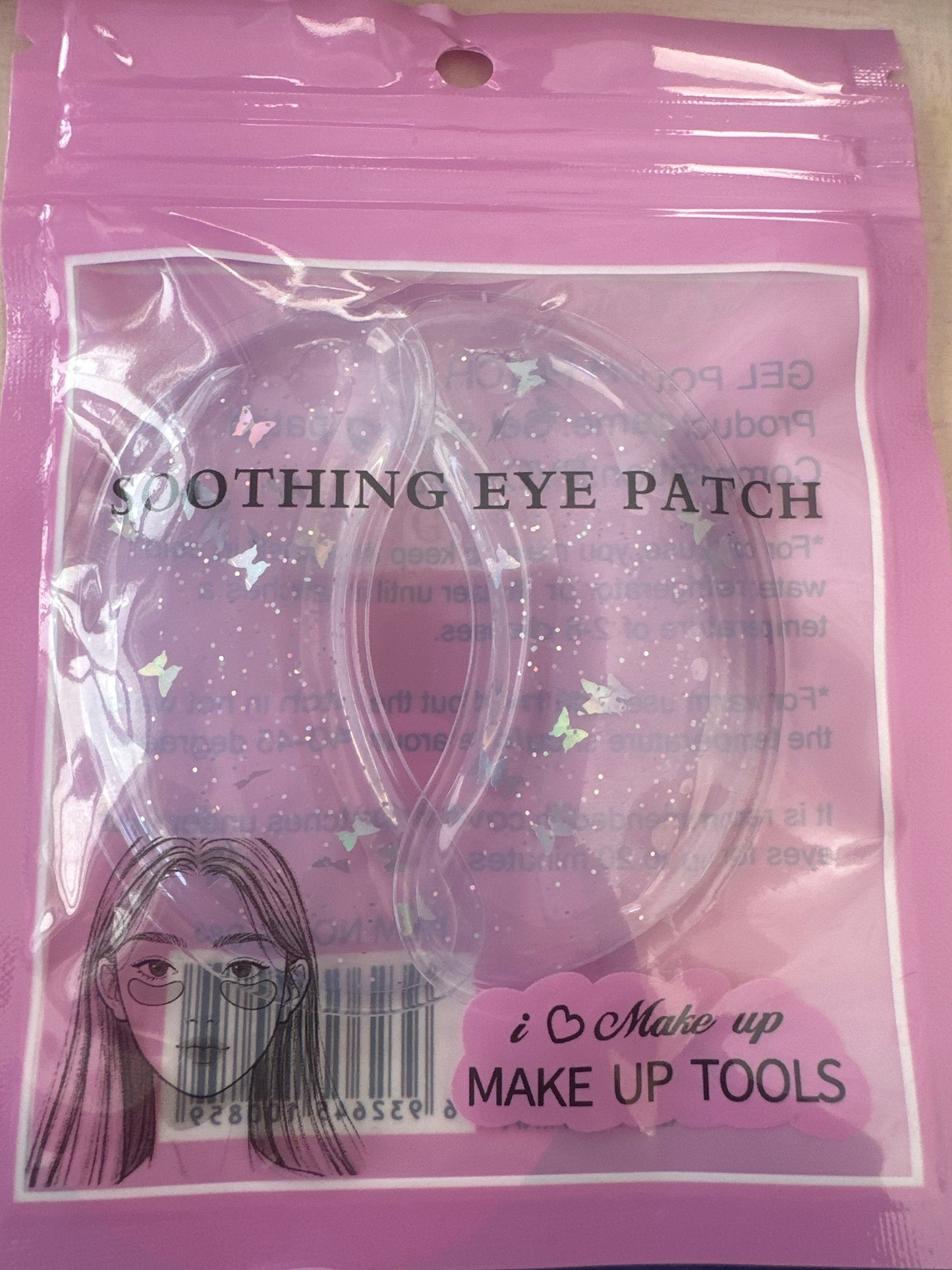 Soothing eye patch under eye
