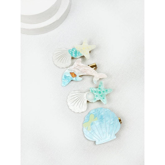 Mermaid Theme Styling Hair Clips