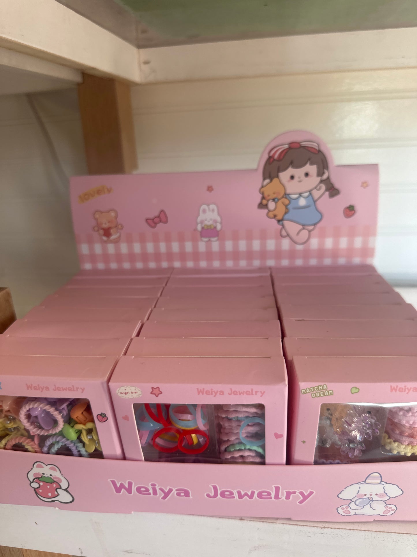 Weiya Jewelry kids hair ties and clips