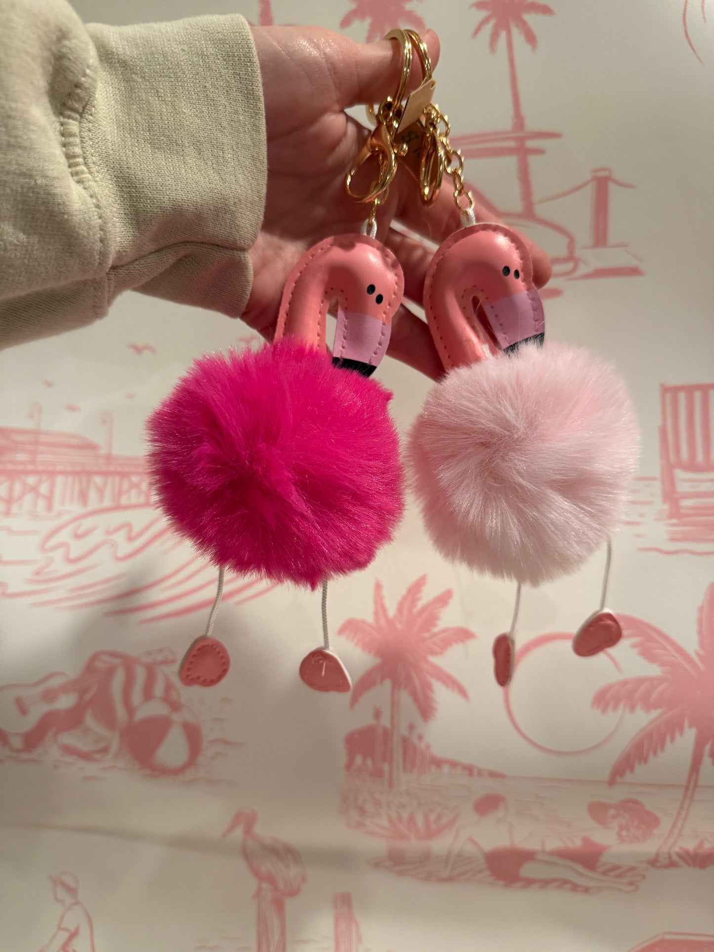Flamingo Key Chain