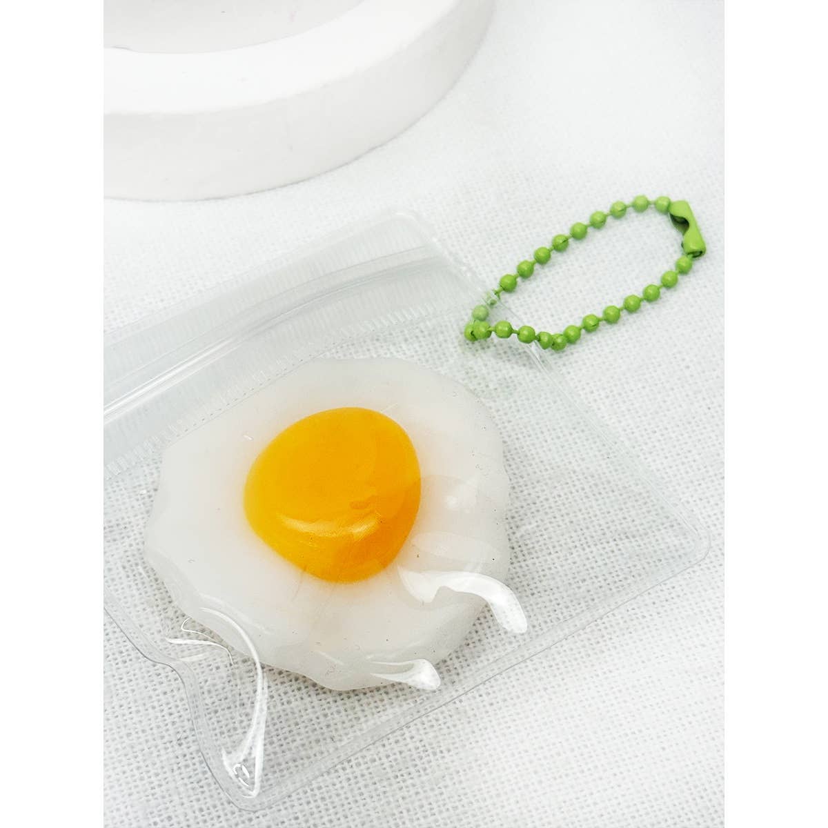 Mini Dumpling Squishy with Key Ring Toy Box