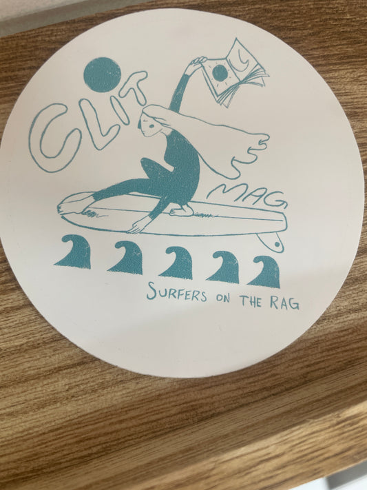 Shes on edge - CLIT sticker