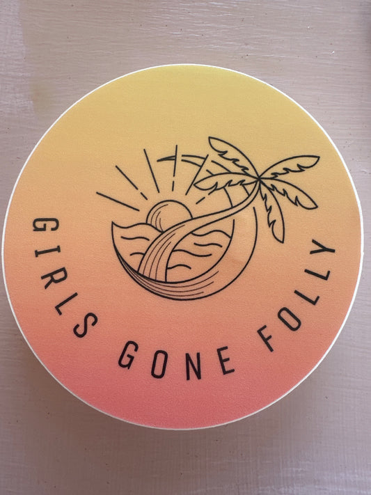 Girls Gone Folly - Sticker