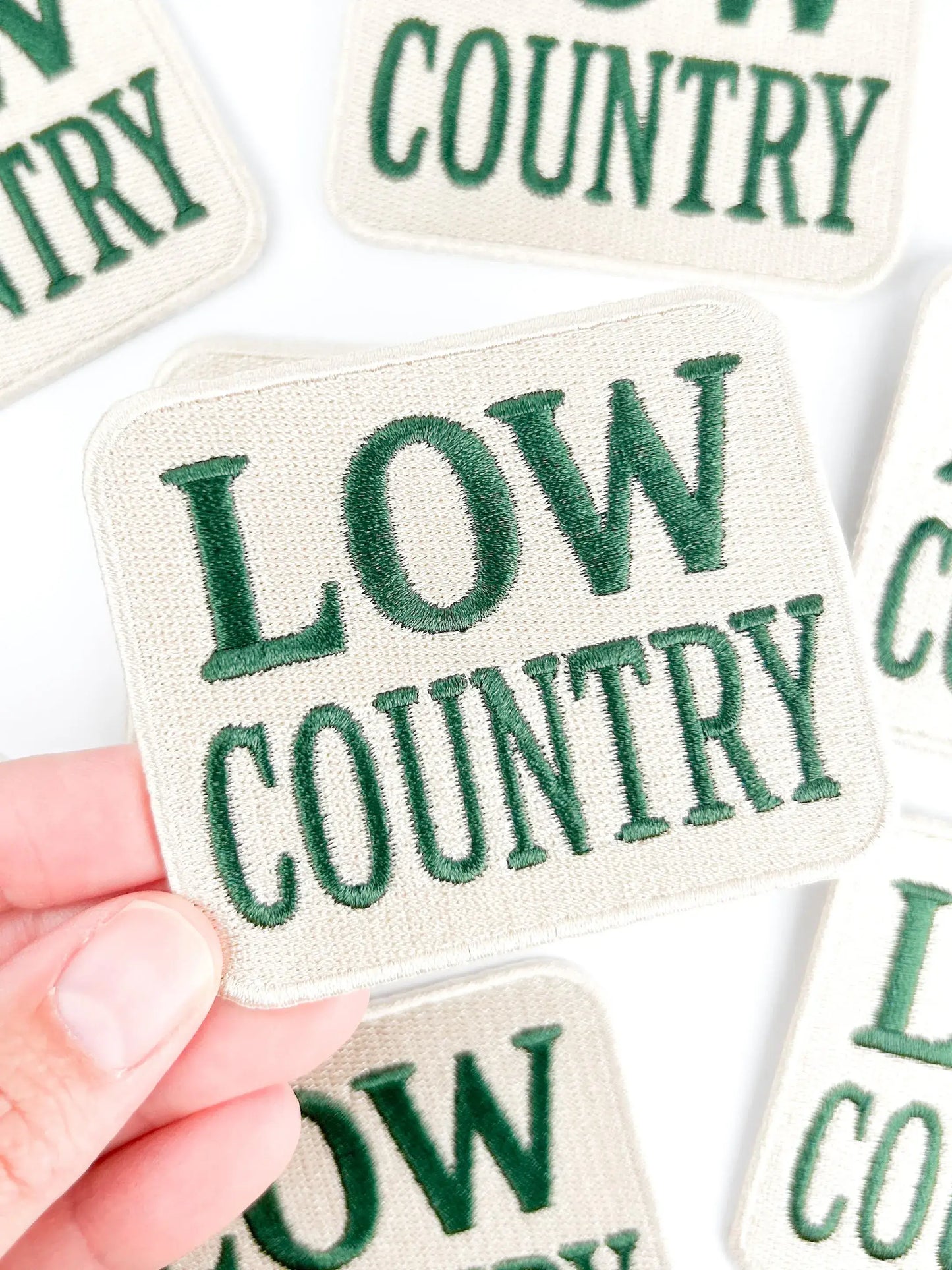 Lowcountry Embroidered Patch – Southern Iron On Coast Beach