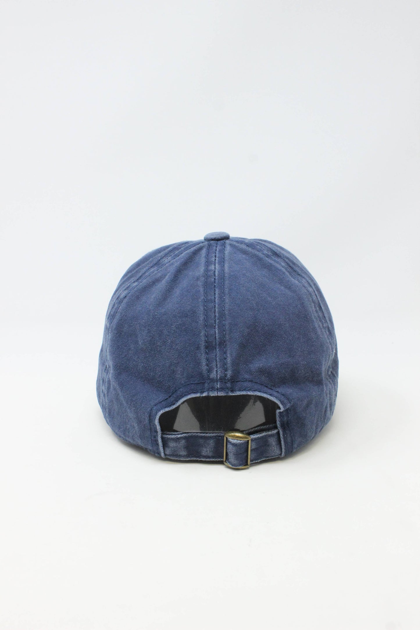 "Waves" Embroidery Washed Baseball Cap hat