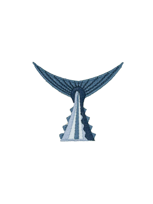 Tuna Tail Embroidered Patch – Fish Tail Patch, Sport Fishing