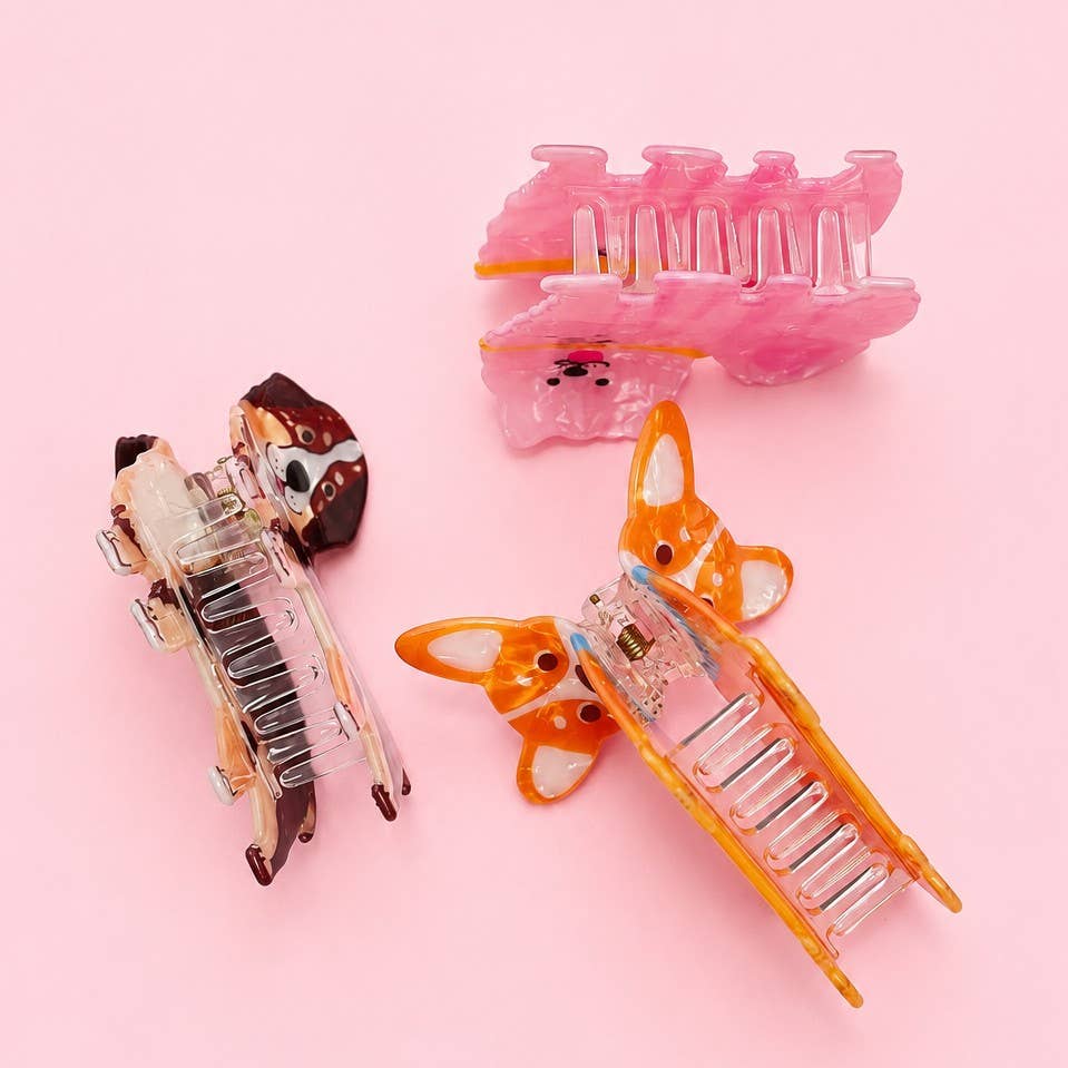 DOG HAIR CLAW CLIPS