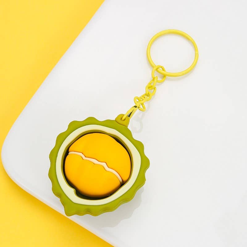 3D Fruit Tart Fidget Keychains | 40KC184