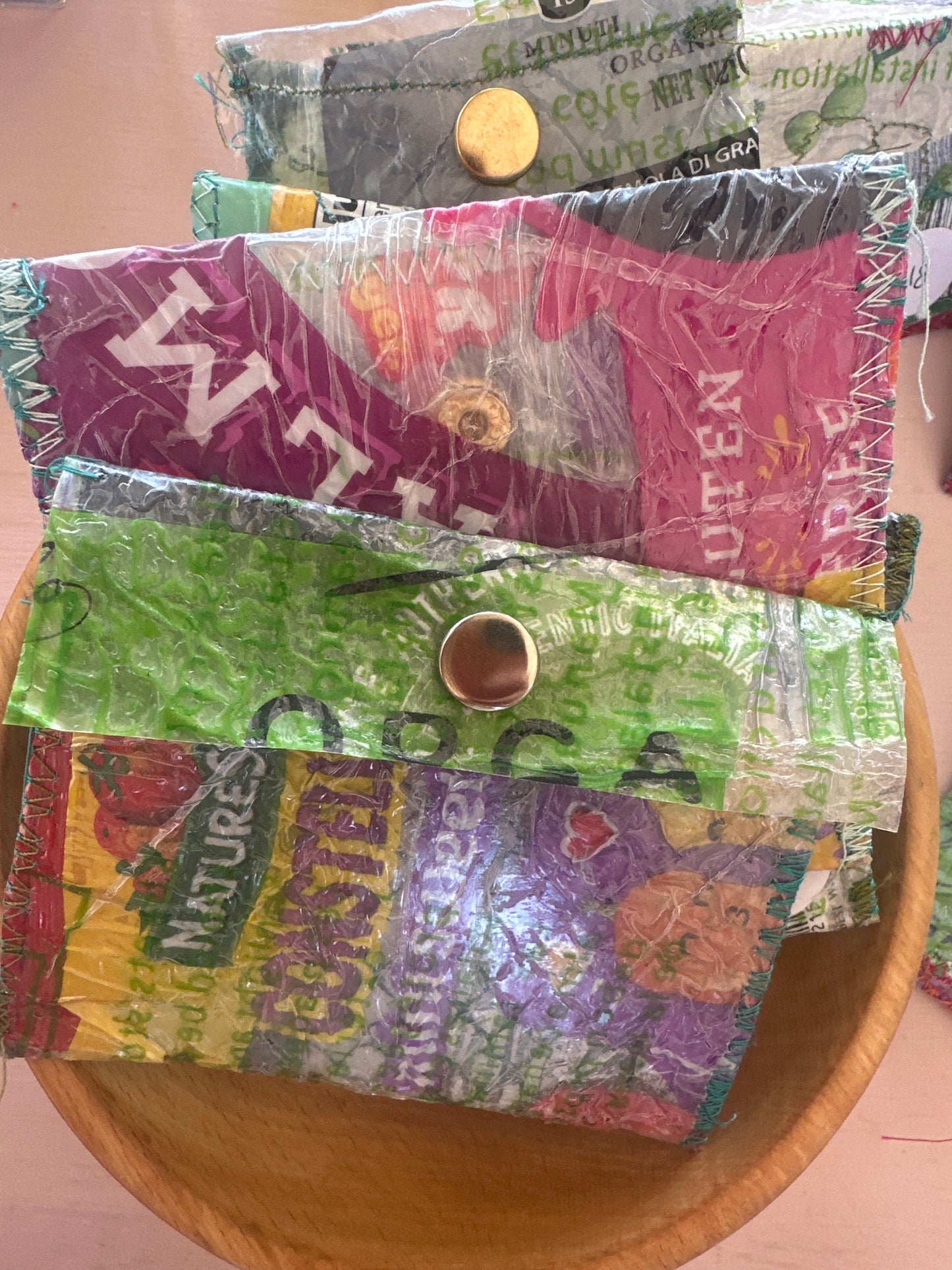 Martha - up-cycled bags wallets clutch
