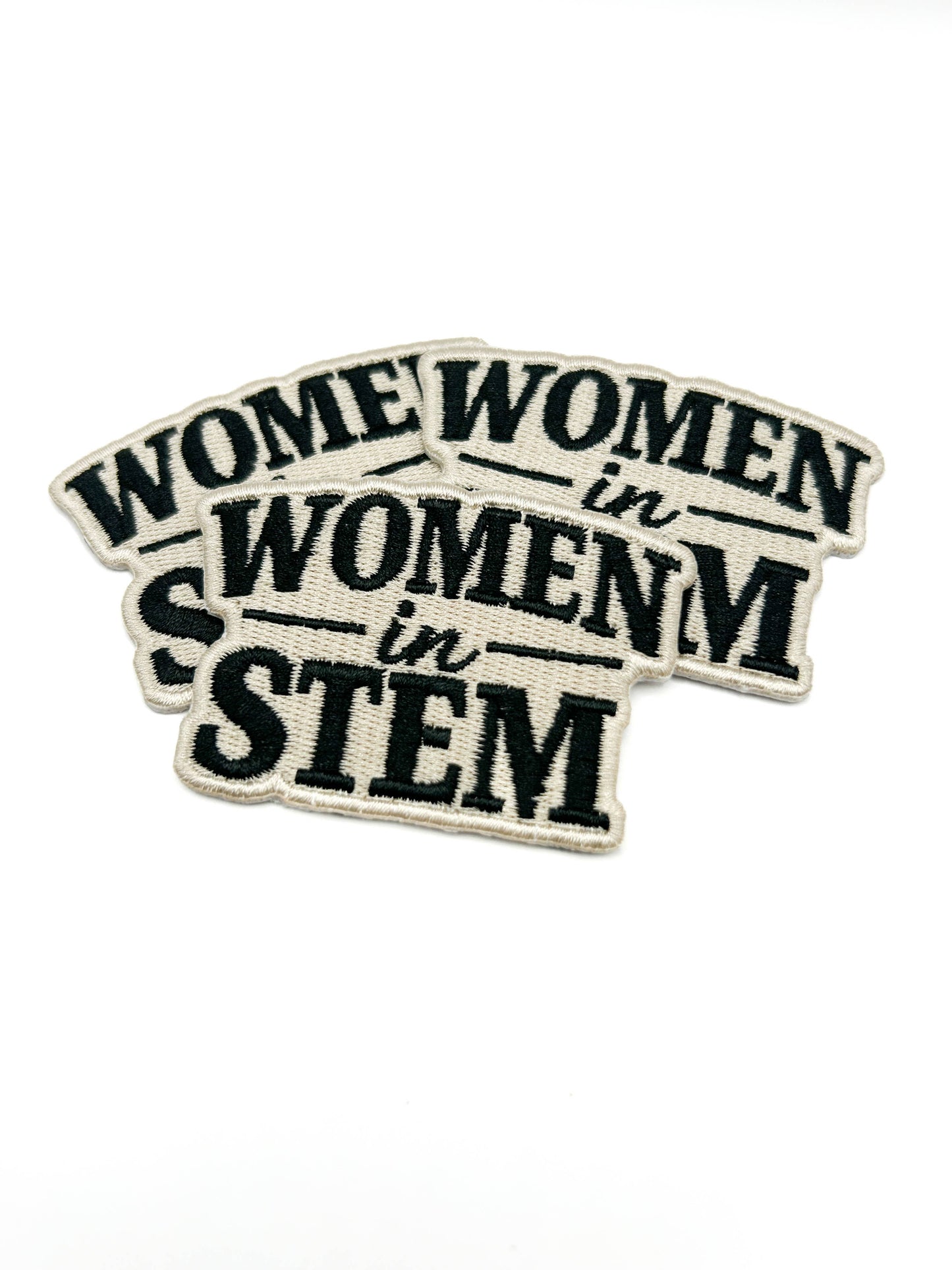 Women in STEM Embroidered Patch Empowerment Quote Patch