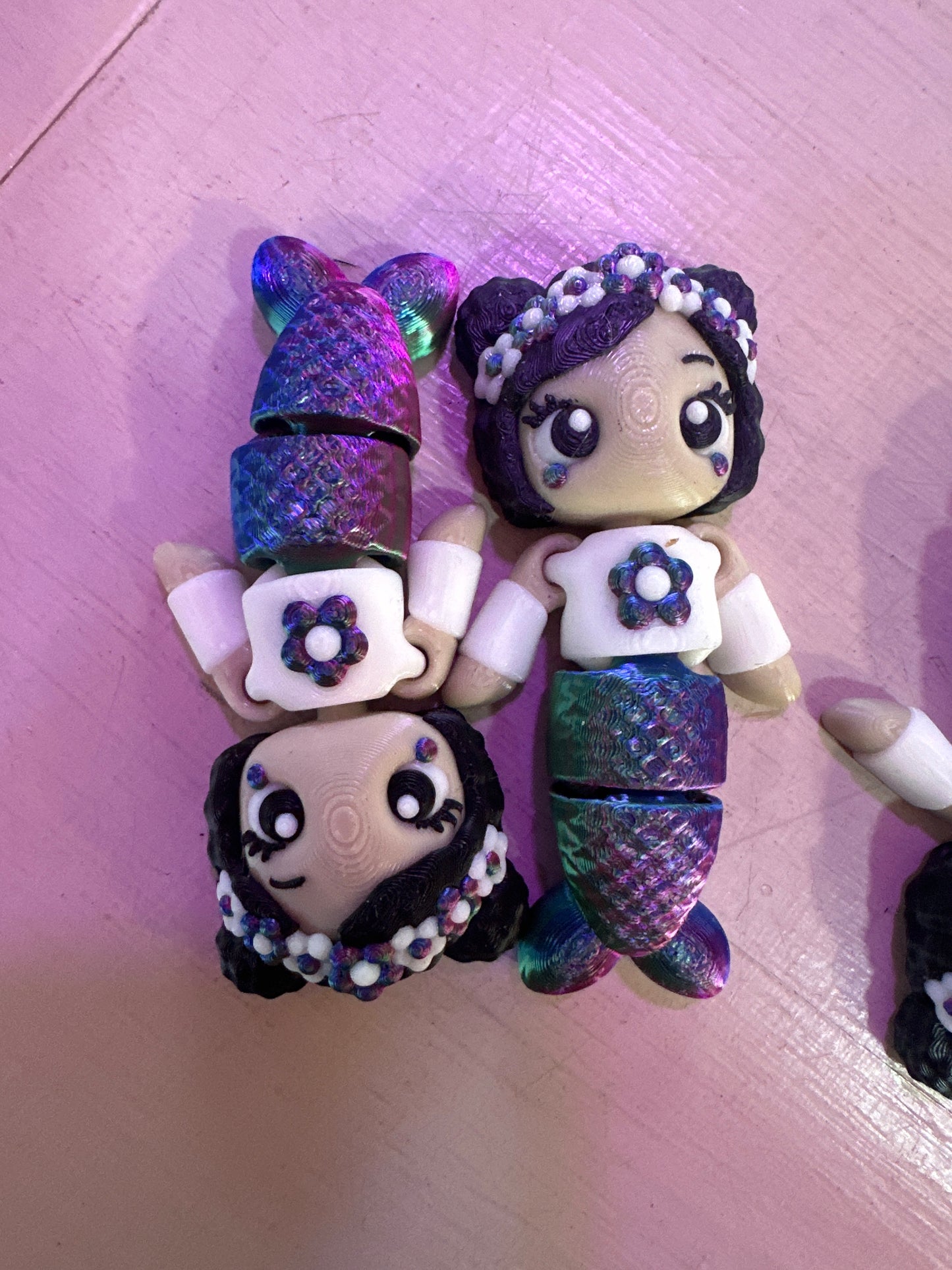 Steph 3D Printed mermaid