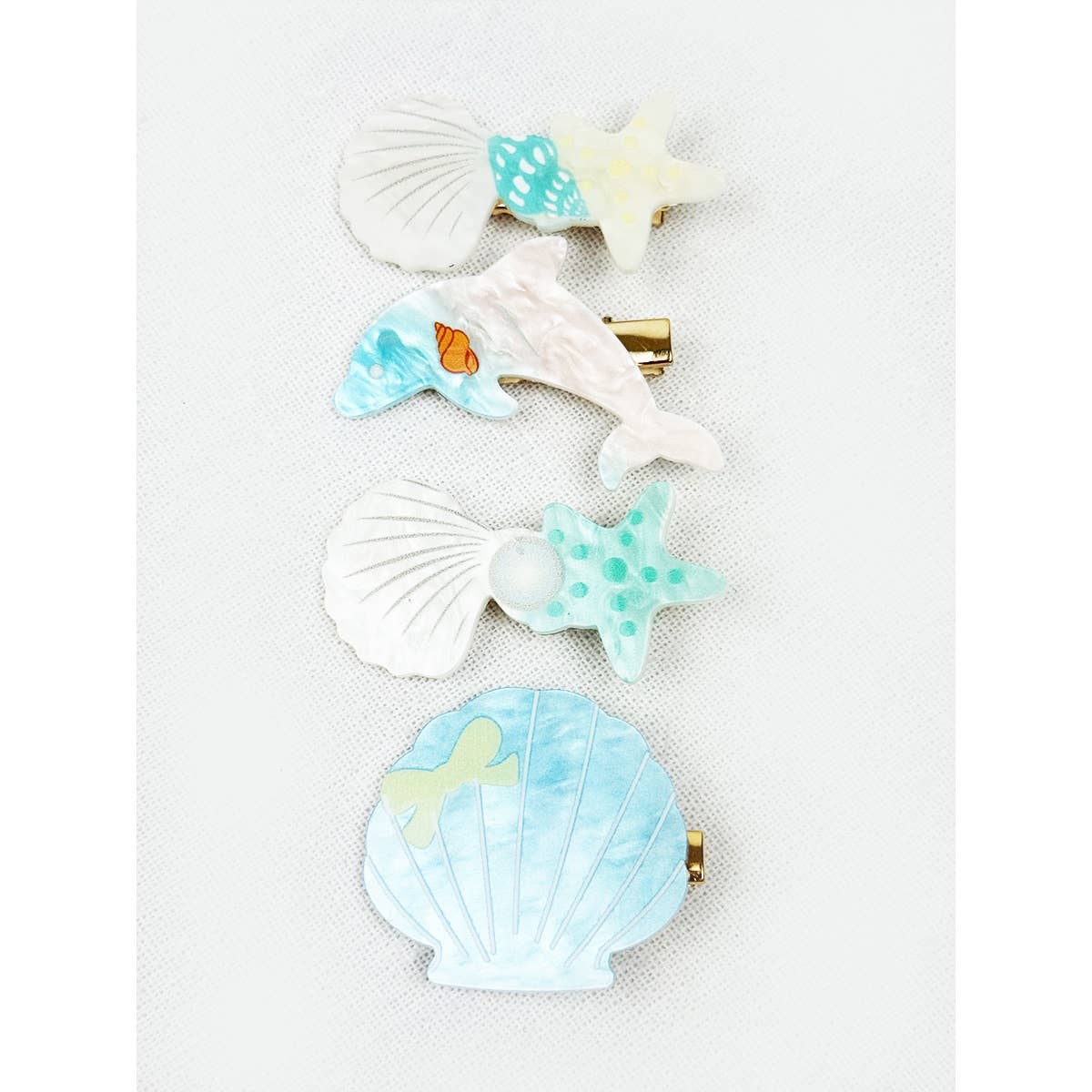 Mermaid Theme Styling Hair Clips