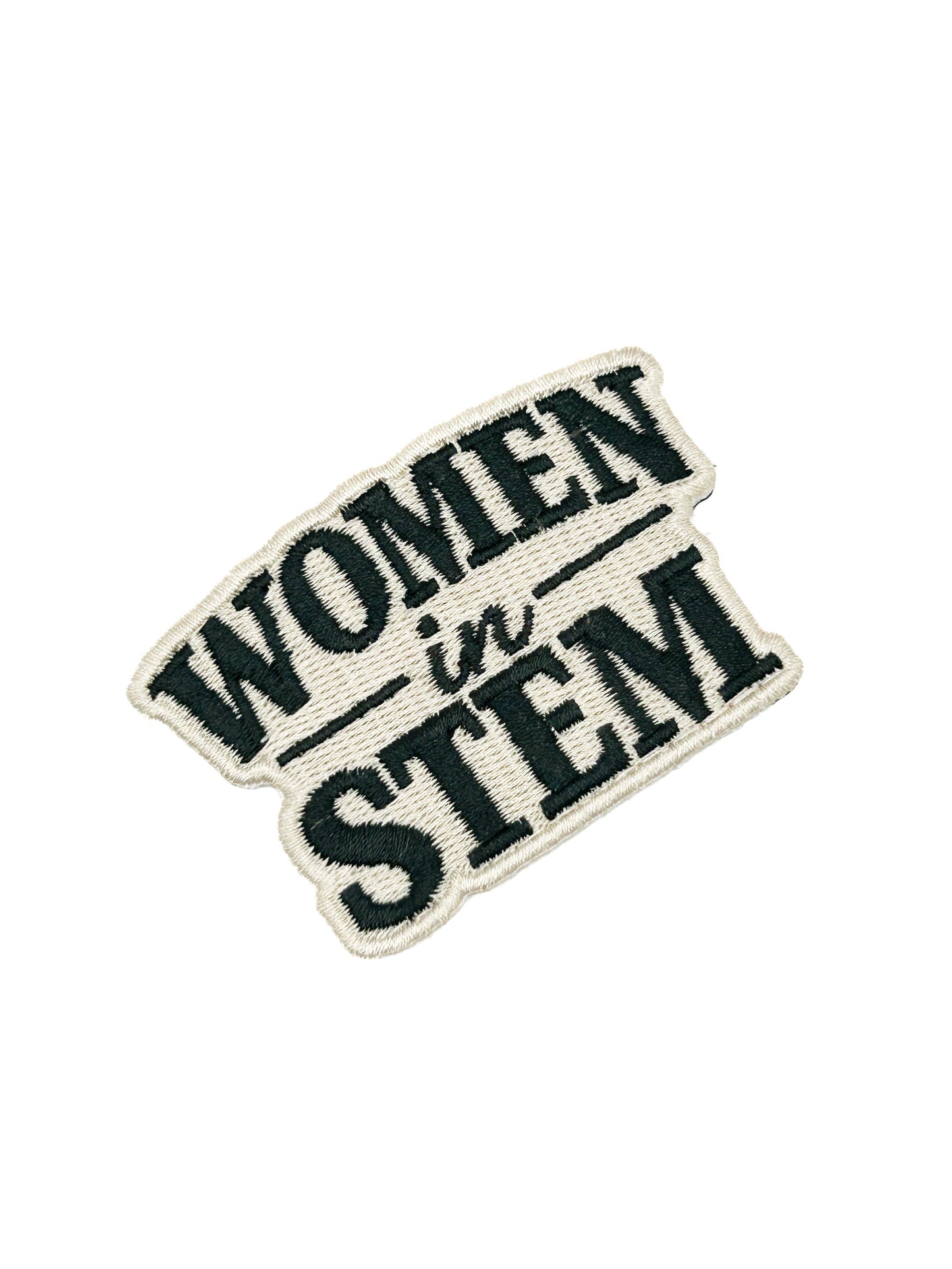 Women in STEM Embroidered Patch Empowerment Quote Patch