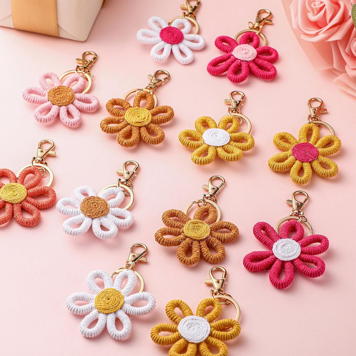 Wildflower Boho Keychain