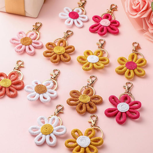 Wildflower Boho Keychain