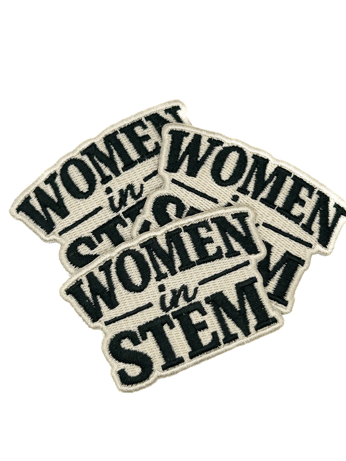 Women in STEM Embroidered Patch Empowerment Quote Patch