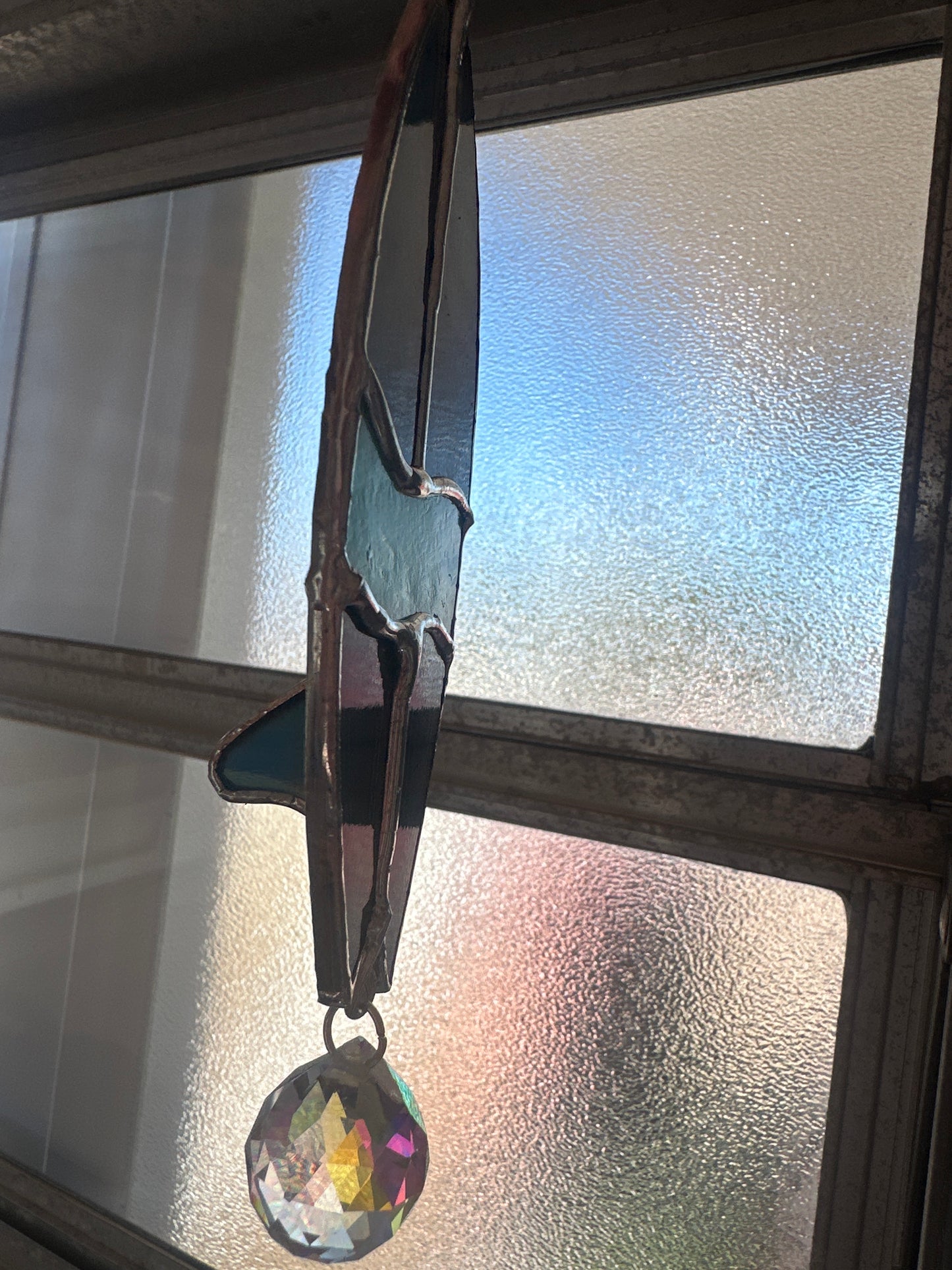 Lizard Glass Design - Surfboard stained glass