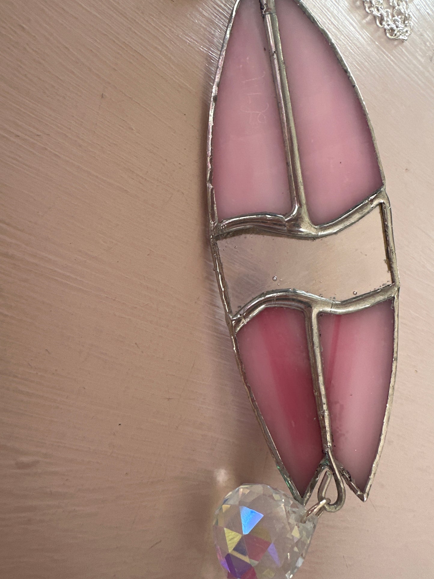Lizard Glass Design - Surfboard stained glass