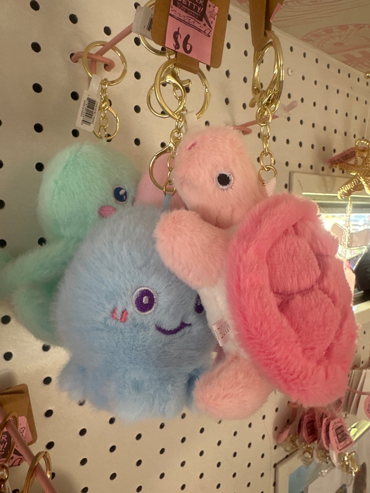 Assorted sea animal keychain