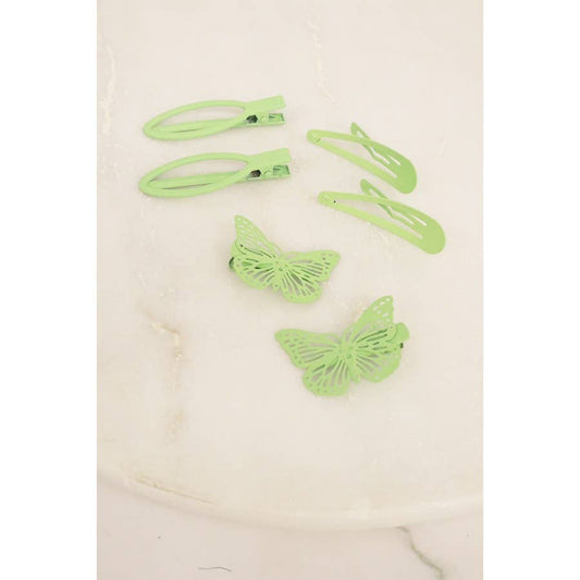 Butterfly Hair Clip Set