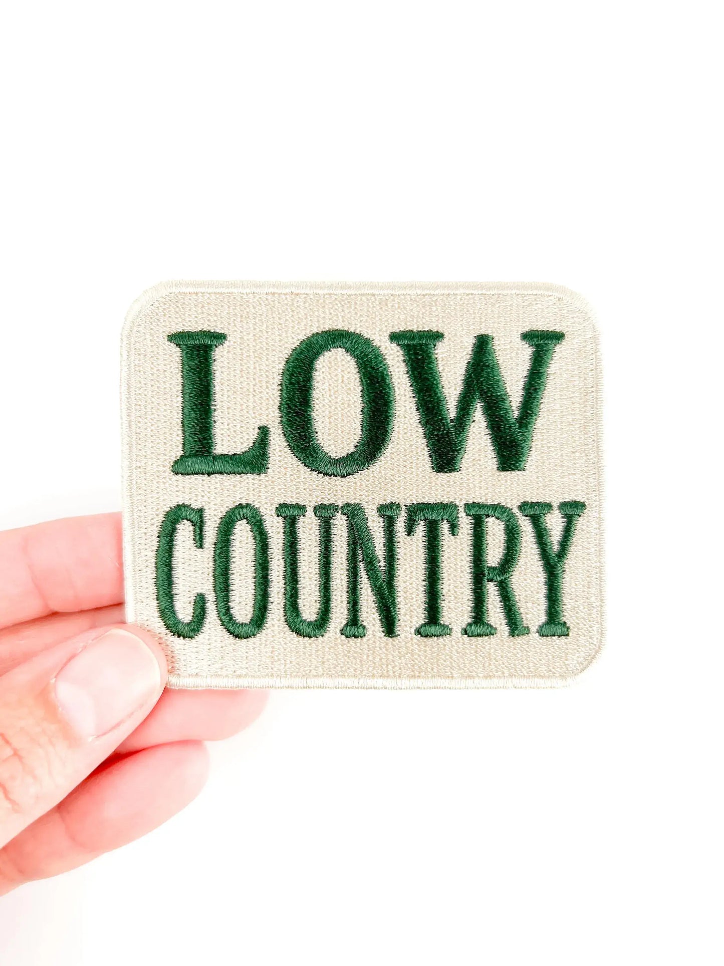 Lowcountry Embroidered Patch – Southern Iron On Coast Beach