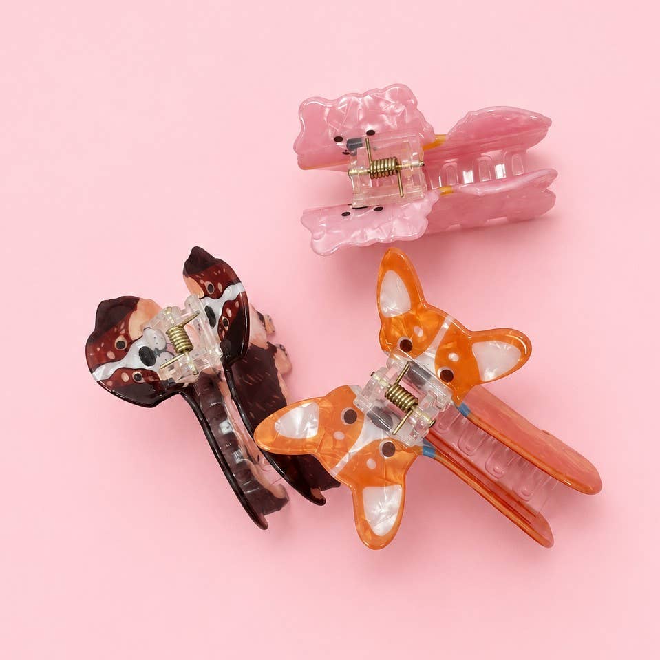 DOG HAIR CLAW CLIPS