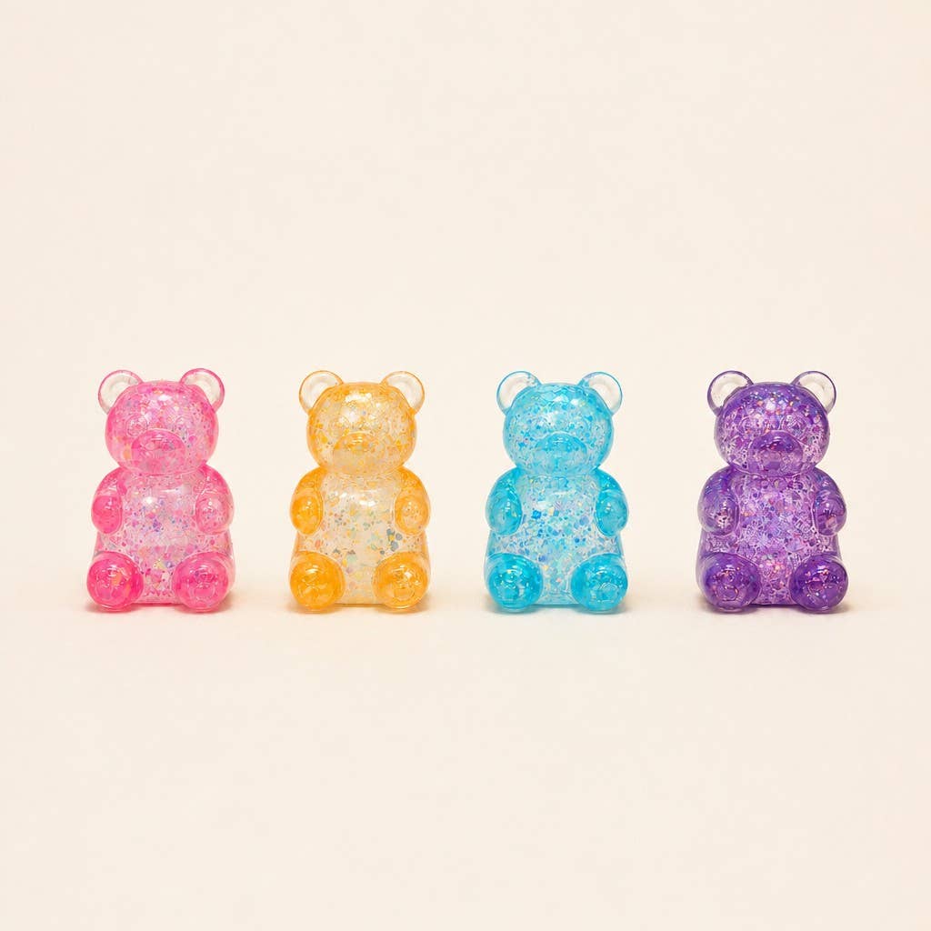 Squishy Glitter Bear Stress Relief Toy 12-pc Set | 40BTS427